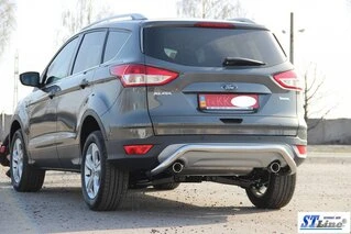 Задня дуга AK007 (нерж) для Ford Kuga/Escape 2013-2019 рр