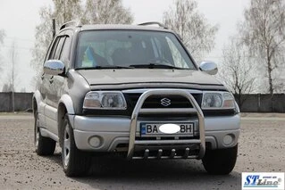 Кенгурятник QT007 (нерж) для Suzuki Vitara 1998-2006 рр