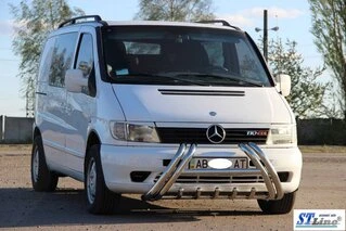 Кенгурятник WT01 (нерж.) для Mercedes Vito W638 1996-2003 рр