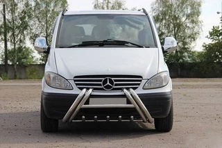 Кенгурятник WT01 (нерж.) для Mercedes Vito W639 2004-2014 рр