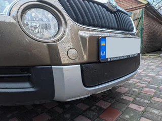 Зимова накладка на решітку (нижня, 2009-2013) Матова для Skoda Yeti рр