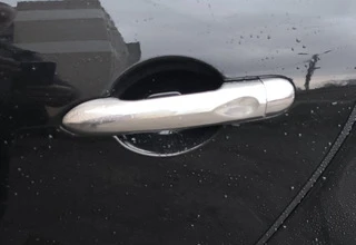 Накладки на ручки (4 шт., нерж.) Без чіпа, OmsaLine - Італійська нержавійка для Renault Megane III 2009-2016 рр