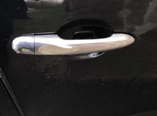 Накладки на ручки (4 шт., нерж.) Без чіпа, OmsaLine - Італійська нержавійка для Renault Megane III 2009-2016 рр