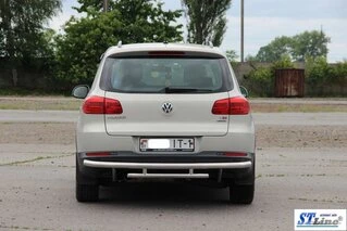 Задній захист AK002-2 (нерж) для Volkswagen Tiguan 2007-2016 рр
