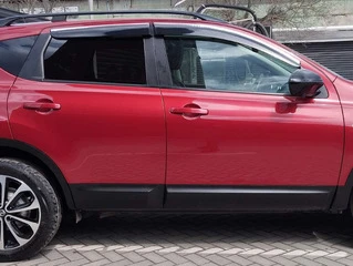 Вітровики з хромом (4 шт., Sunplex Chrome) для Nissan Qashqai 2010-2014рр