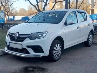 Передній захист ST008 (нерж) для Renault Sandero 2013-2022 рр