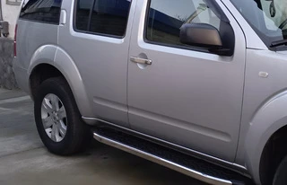 Накладки на ручки (2 шт., нерж) З чіпом, OmsaLine - Італійська нержавійка для Nissan Pathfinder R51 2005-2014рр