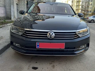 Накладка на фари і смужка (3 шт, нерж) Carmos - Турецька сталь для Volkswagen Passat B8 2015-2023 рр