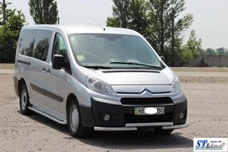 Передній захист ST009 (нерж.) 51 мм для Fiat Scudo 2007-2015 рр