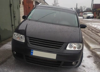 Війки (чорні) Чорний мат для Volkswagen Caddy 2004-2010 рр