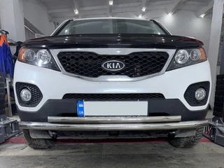 Передня нижня дуга (нерж) для Kia Sorento II XM 2009-2014 рр