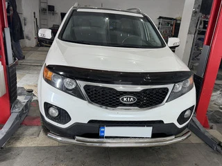 Передня нижня дуга (нерж) для Kia Sorento II XM 2009-2014 рр