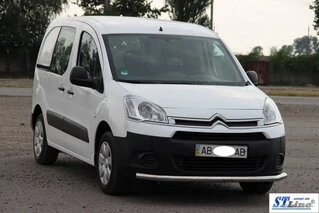 Передній захист ST008 (нерж.) 51 мм для Citroen Berlingo 2008-2018 рр