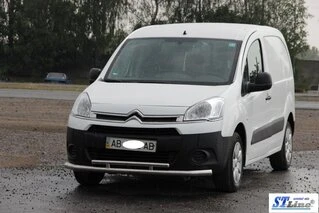 Передній захист ST016 (нерж.) 60/42 мм для Citroen Berlingo 2008-2018 рр