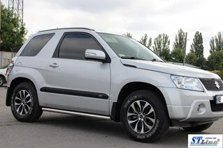 Бічні труби BB001 (2 шт., нерж) 60 мм для Suzuki Grand Vitara 2005-2017 рр