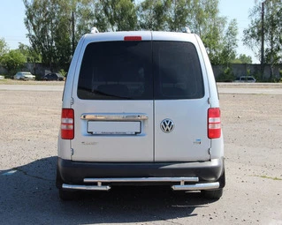 Задня дуга AK003-2 (2 шт., нерж) для Volkswagen Caddy 2010-2015 рр