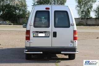 Задні подвійні куточки AK003-подвійний (нерж) для Peugeot Expert 1995-2007 рр