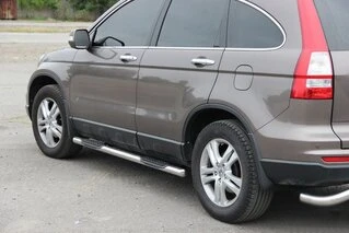 Бічні труби BB002 (2 шт., нерж) для Honda CRV 2012-2016 рр