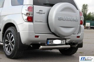 Задній захист AK002 (нерж) для Suzuki Grand Vitara 2005-2017 рр