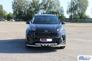 Передній захист ST009-15 (нерж) для Kia Sportage 2015-2021 рр