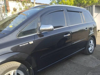 Накладки на ручки (4 шт) OmsaLine - Італійська нержавійка для Opel Zafira B 2005-2011 рр