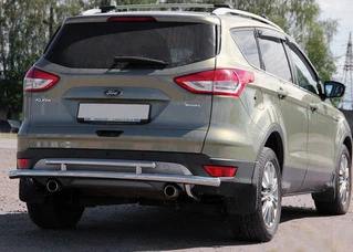 Задня дуга AK002-2 (нерж) для Ford Kuga/Escape 2013-2019 рр