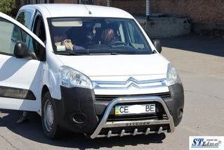 Кенгурятник WT004 (нерж.) 51 мм для Citroen Berlingo 2008-2018 рр