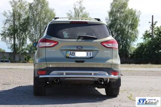 Задня дуга AK002-2 (нерж) для Ford Kuga/Escape 2013-2019 рр