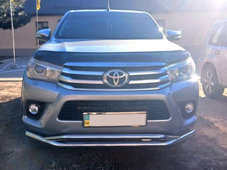 Дефлектор капота 2015-2020 (EuroCap) для Toyota Hilux 2015- рр
