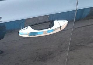 Накладки на ручки (4 шт, нерж) Carmos - Турецька сталь для Skoda Octavia III A7 2013-2019рр