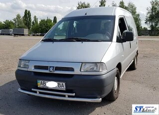 Передній захист ST016 (нерж) 51/42 мм для Citroen Jumpy 1996-2007 рр