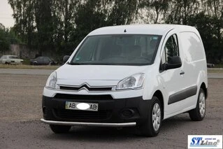Передній захист ST008 (нерж.) 51 мм для Citroen Berlingo 2008-2018 рр