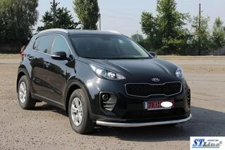 Передній захист ST008 (нерж) для Kia Sportage 2015-2021 рр