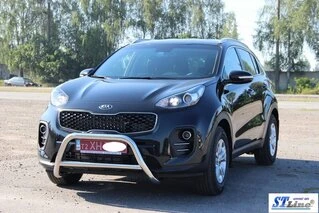 Кенгурятник WT006 (нерж) для Kia Sportage 2015-2021 рр