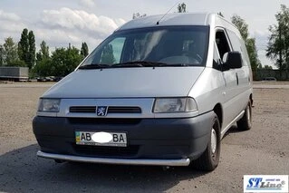 Передній захист ST008 (нерж) 60 мм для Peugeot Expert 1995-2007 рр