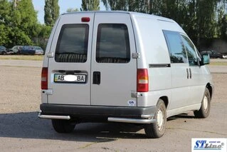 Задні подвійні куточки AK003-подвійний (нерж) для Peugeot Expert 1995-2007 рр