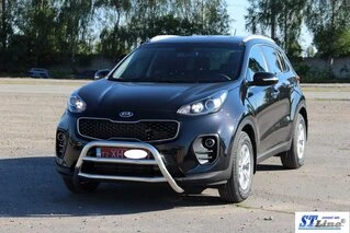 Кенгурятник WT023 (нерж) для Kia Sportage 2015-2021 рр