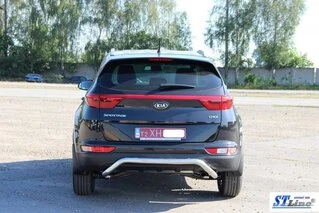 Задній захист AK007 (нерж) для Kia Sportage 2015-2021 рр