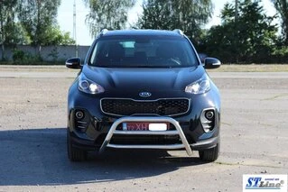 Кенгурятник WT023 (нерж) для Kia Sportage 2015-2021 рр