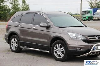 Бічні труби BB002 (2 шт., нерж) для Honda CRV 2012-2016 рр