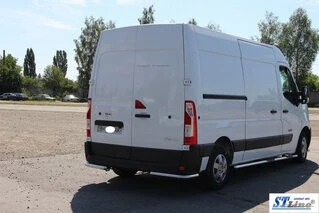 Задні куточки AK003 (2 шт., нерж) для Opel Movano 2010-2021 рр