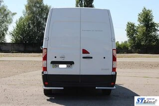 Задні куточки AK003 (2 шт., нерж) для Opel Movano 2010-2021 рр