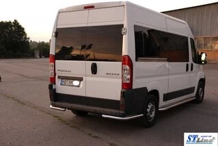 Задні куточки AK003 (2 шт., нерж) для Fiat Ducato 2006-2025 рр