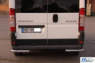 Задні куточки AK003 (2 шт., нерж) для Fiat Ducato 2006-2025 рр