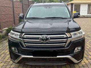 Дефлектор капота 2015-2025 (EuroCap) для Toyota Land Cruiser 200