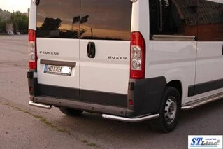 Задні куточки AK003 (2 шт., нерж) для Fiat Ducato 2006-2025 рр