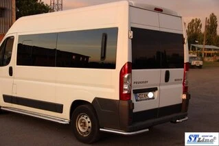 Задні куточки AK003 (2 шт., нерж) для Fiat Ducato 2006-2025 рр