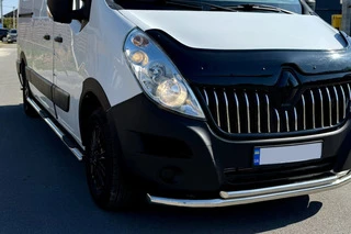 Бічні труби BB002 (2 шт., нерж.) Довга база для Renault Master 2011-2023 рр