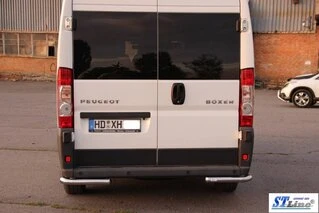 Задні куточки AK003 (2 шт., нерж) для Fiat Ducato 2006-2025 рр
