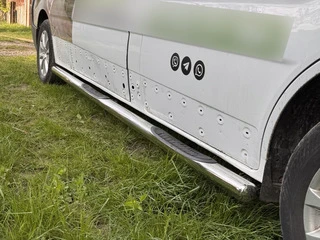 Бічні труби (2 шт., нерж.) 60 мм, довга база для Nissan NV300/Primastar 2016-рр